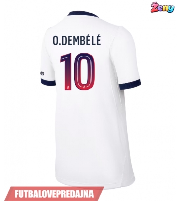 Lacne Ženy Futbalové dres Paris Saint-Germain Ousmane Dembele #10 2026-27 Krátky Rukáv - Preč